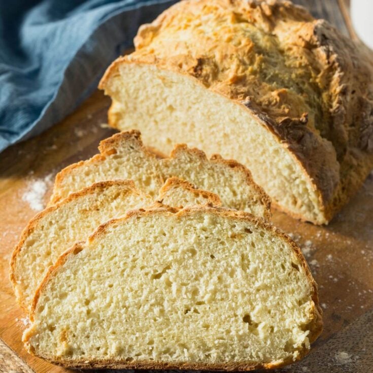 The Best Irish Soda Bread Recipe - Photo of Sliced Irish Soda Bread