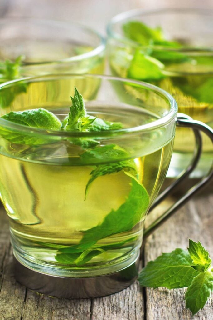 What to do with Mint Leaves - Photo of Hot Mint Tea Recipe 