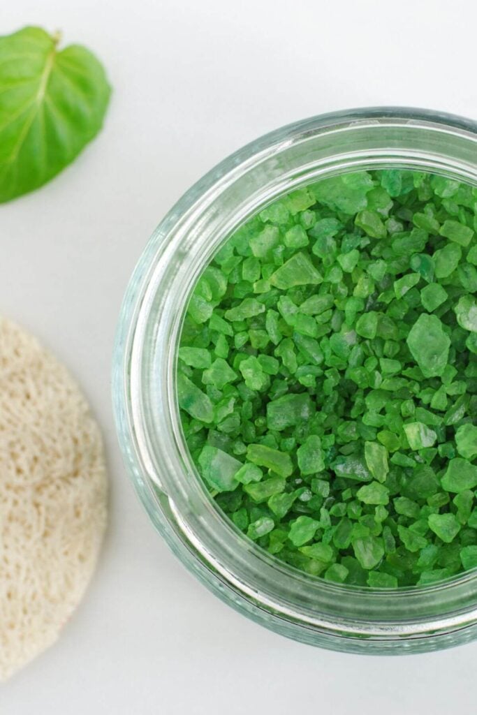 What to do with Mint Leaves - Mint Bath Salts