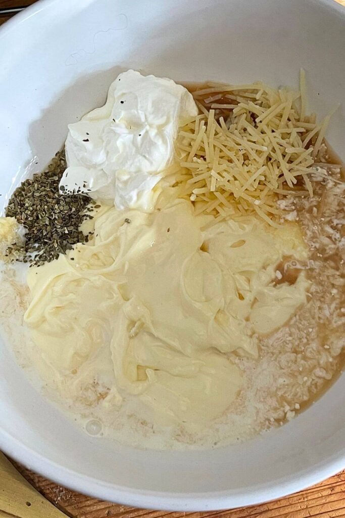 Photo of Whisking Parmesan Dip