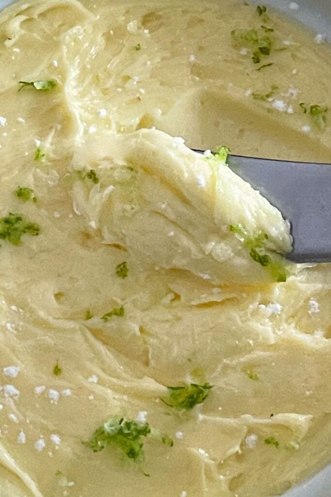 Close-up Photo of Whipped Key Lime Butter Recipe 