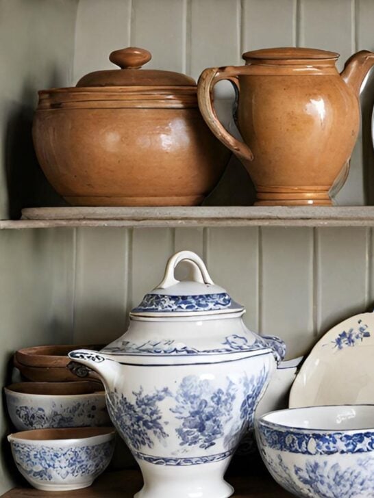 French Country Kitchen Decor Ideas - Pottery