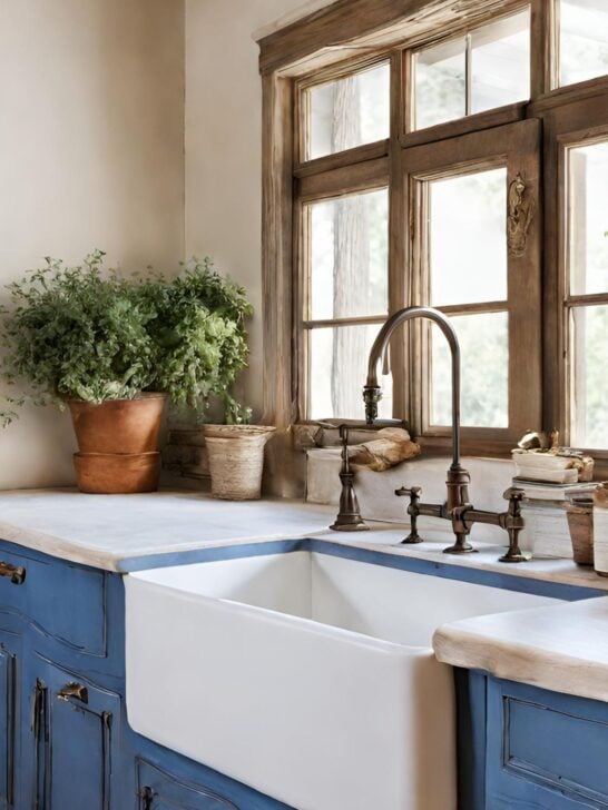 French Country Kitchen Farmhouse Sink