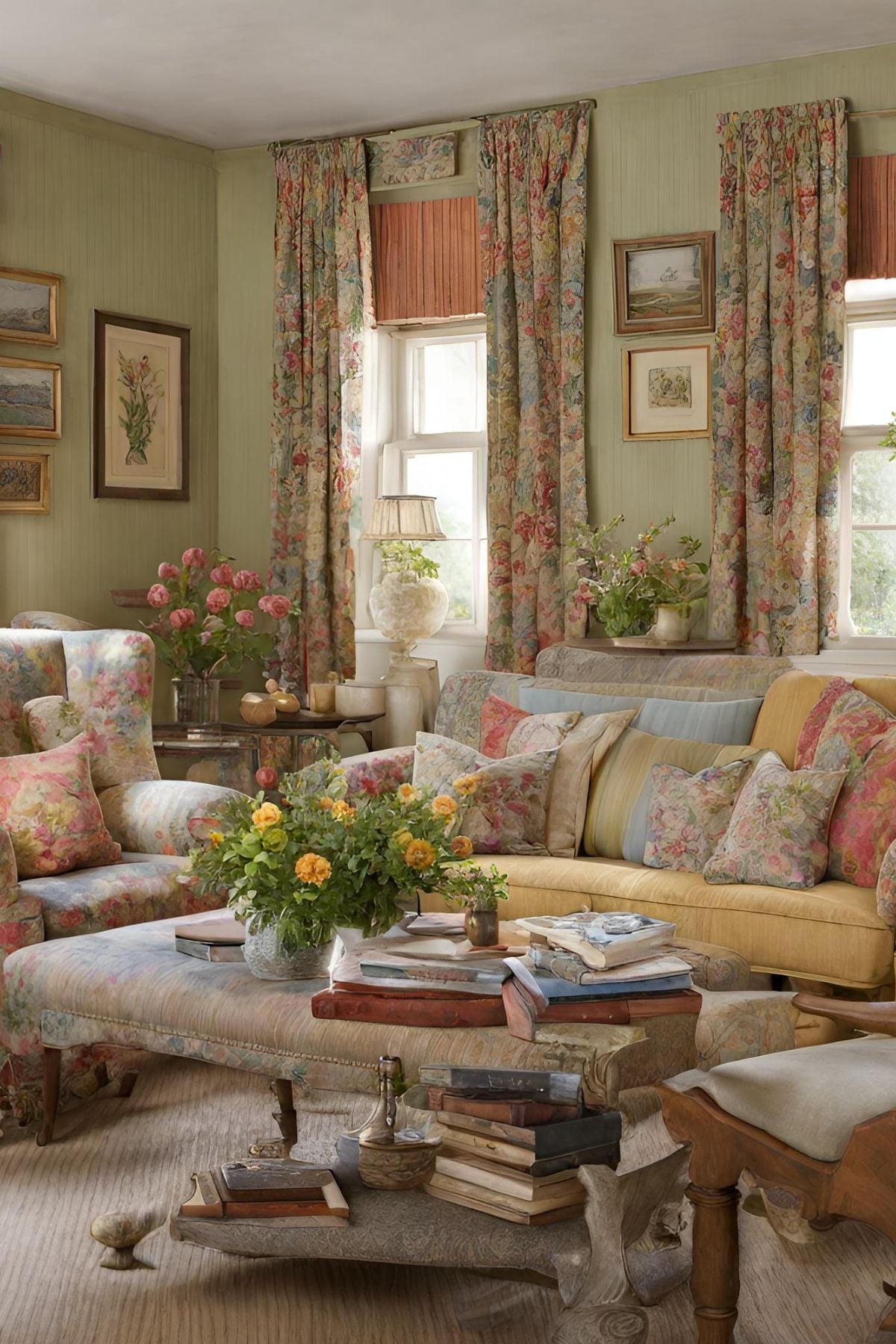 English Cottage Living Room Ideas | Montana Happy