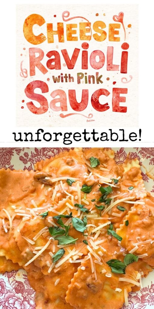 Photo of Cheese Ravioli with Pink Sauce Recipe 