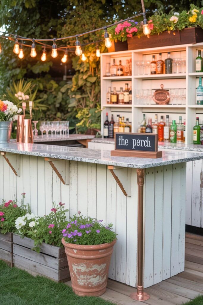 Backyard Cocktail Garden Bar Ideas * Garden Themes 