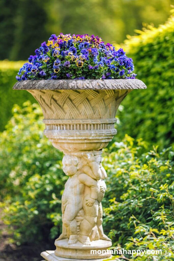 Enchanting Design Elements of an English Cottage Garden - Photo of Potted Flowers  