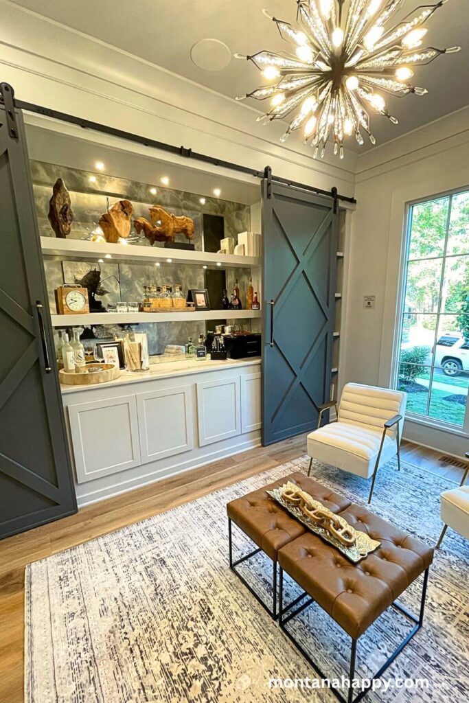 Beautiful Home Decor Ideas - Modern Concealed Bar Cabinet