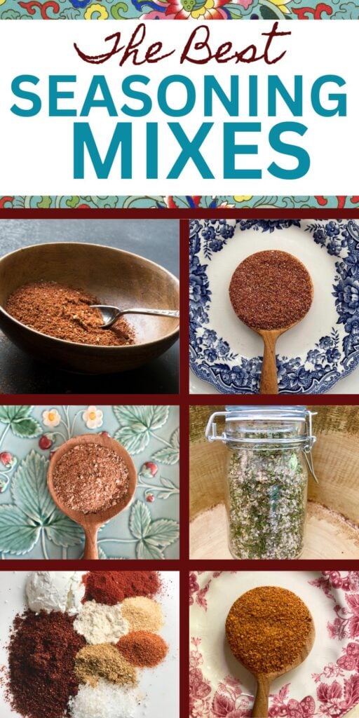 The Best DIY Seasoning Mixes -Discover the ultimate list of homemade seasoning mix recipes that will take your cooking to the next level! From classic taco seasoning and bold Cajun spice to cozy poultry blends and smoky BBQ rubs, these DIY spice mixes are packed with flavor and perfect for every kitchen. Making your own seasoning blends means you control the ingredients—no fillers, just pure herbs and spices. Whether you're meal prepping, grilling, or just want to add a dash of flavor to everyday dishes, this list of easy homemade seasoning mixes is a must-save for your spice cabinet. Pin it now for flavorful inspiration!