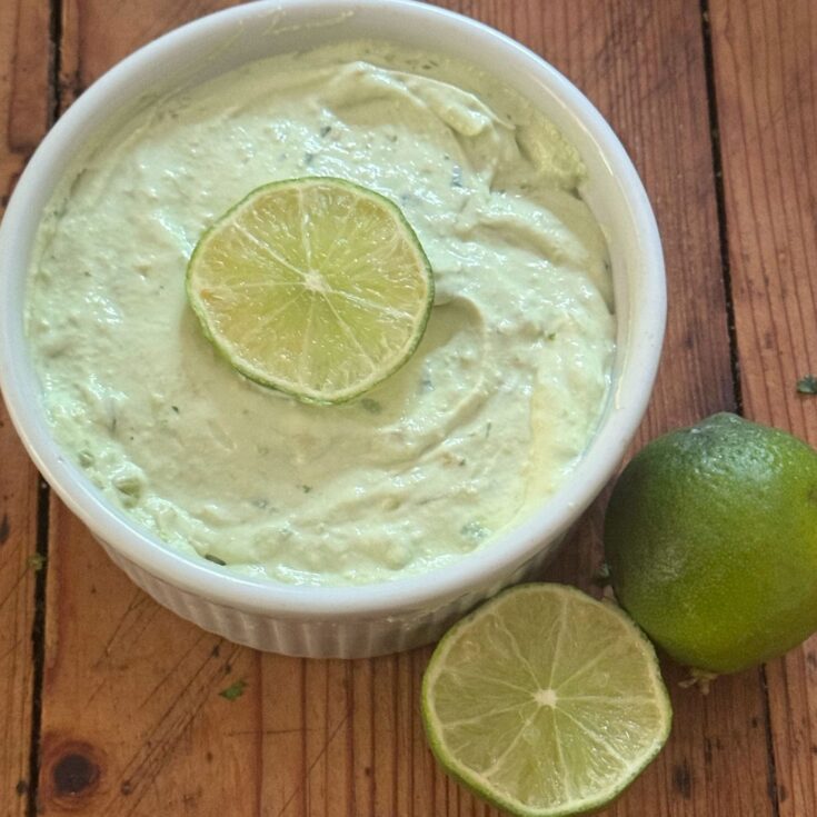 Easy Avocado Lime Crema Recipe