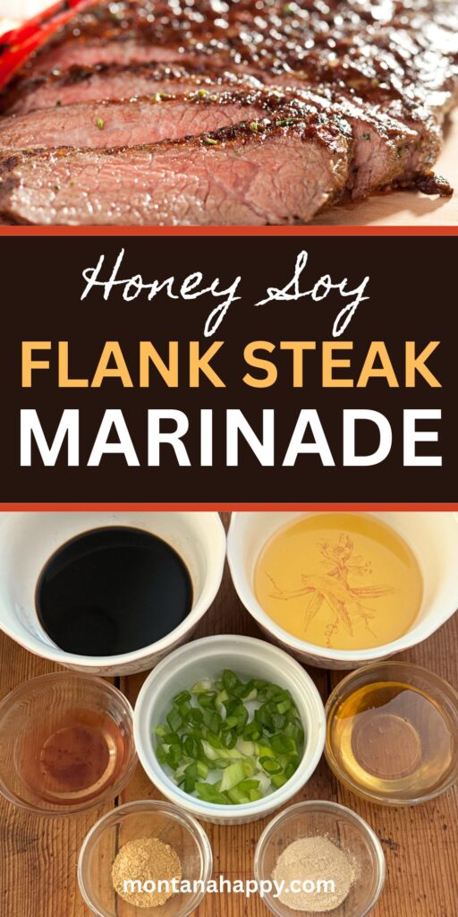 The Best Honey Soy Flank Steak Marinade Recipe - Fire up the grill and get ready for bold flavor with this irresistible honey soy flank steak marinade! Perfect for summer BBQs, weeknight dinners, or meal prep, this easy marinade infuses your steak with a savory-sweet blend that’s rich, tenderizing, and packed with umami goodness. Whether you're slicing it for tacos, salads, or serving it straight off the grill, this honey soy marinade transforms flank steak into a juicy, flavorful favorite. Save this recipe if you love quick marinades, delicious flank steak dinners, and backyard grilling with bold, mouthwatering results!