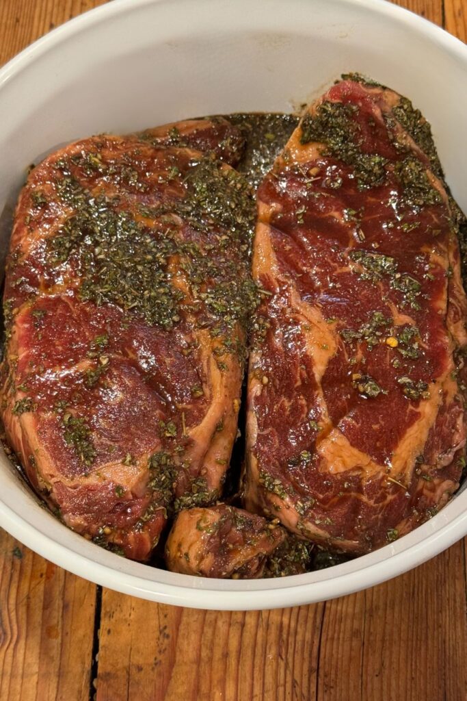 Photo of  Best Steak Marinade Recipe with Ribeyes 