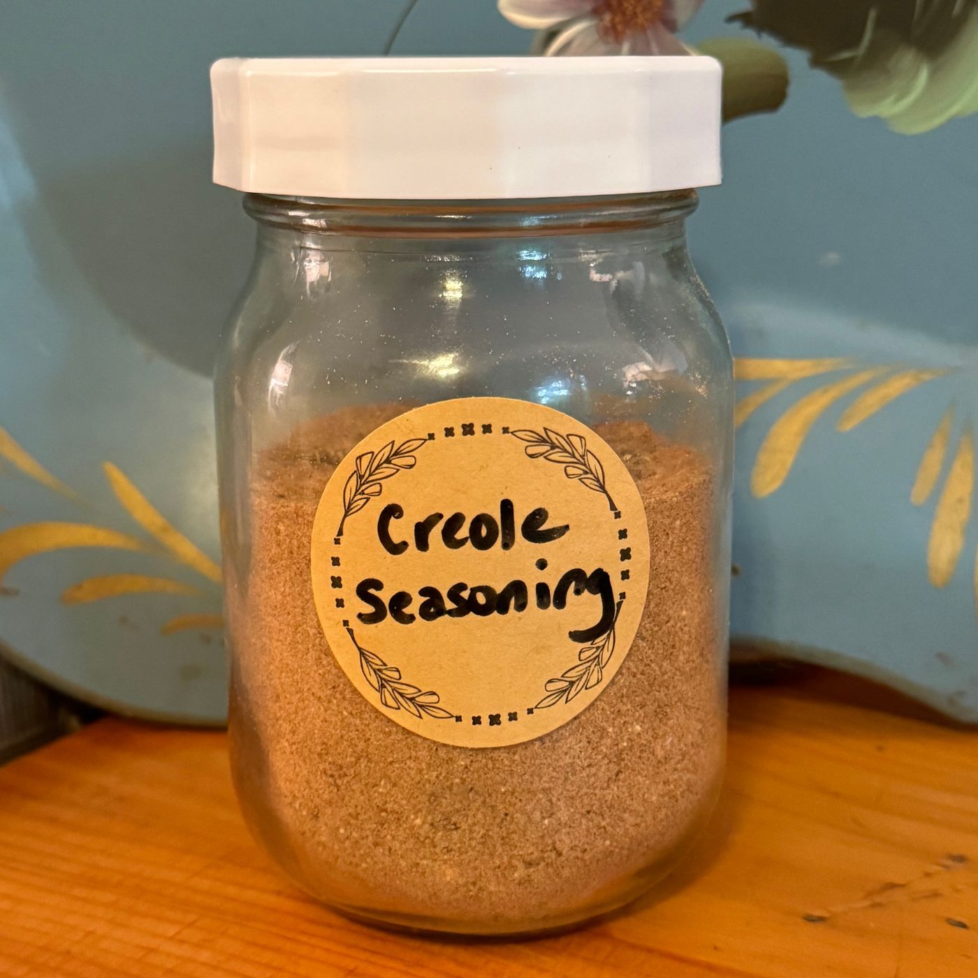 Photo of Creole Seasoning in a Mason Jar