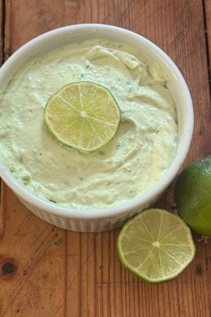 Photo of Easy Avocado Lime Crema Recipe