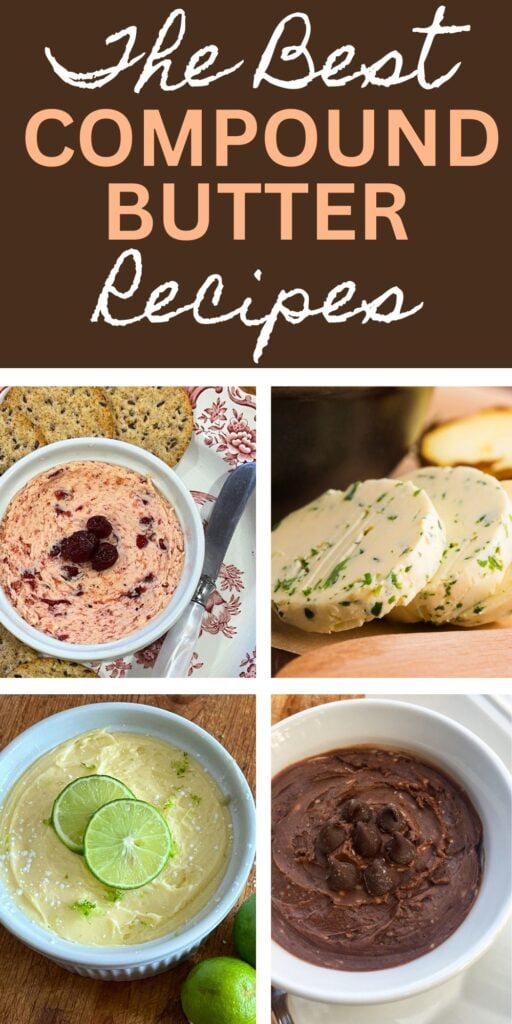 The Best Compound Butter Recipes - Looking for an easy way to elevate your meals? This collection of compound butter recipes is packed with flavorful ideas to transform everything from steaks and seafood to bread and vegetables. Whether you're craving garlic herb butter, or a sweet spread like whipped cranberry butter, these homemade compound butters add a gourmet touch with minimal effort. Perfect for grilling season, holiday dinners, or everyday cooking, each recipe blends simple ingredients into a buttery, flavor-packed spread. Save this pin for the best compound butter ideas to upgrade your kitchen game!