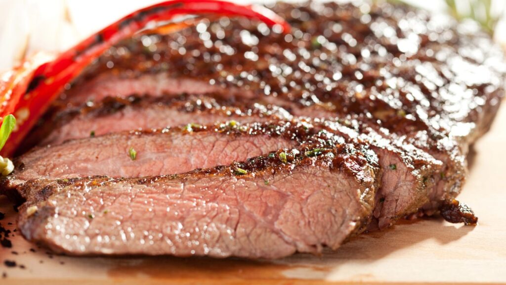 The Best Flank Steak Marinade - Photo of Grilled Flank Steak 