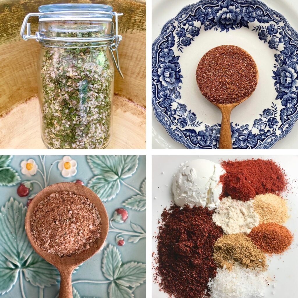 The Best Homemade Seasoning Mixes - Four Photos of Seasoning Mixes