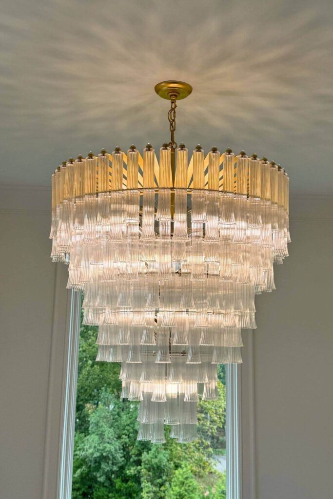 Modern Home Decor Ideas - A Modern Glass Chandelier reflects your personal style, adds visual drama, and elevates even the simplest of rooms into something memorable.