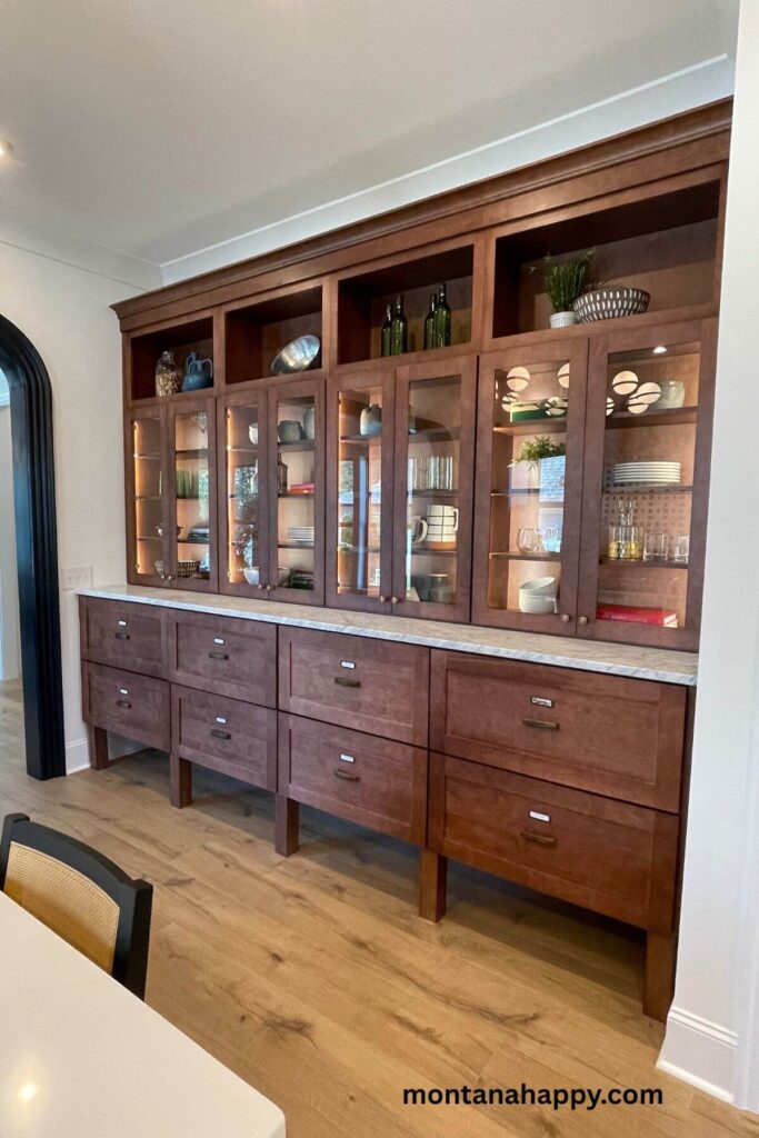 Modern Home Decor Ideas - Photo of Built in Buffet Cabinet