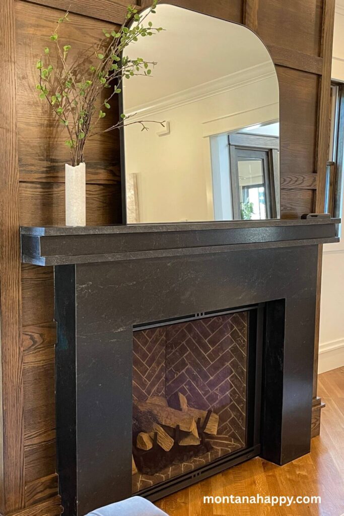 Modern Home Decor Ideas - Photo of a Modern Fireplace Mantel