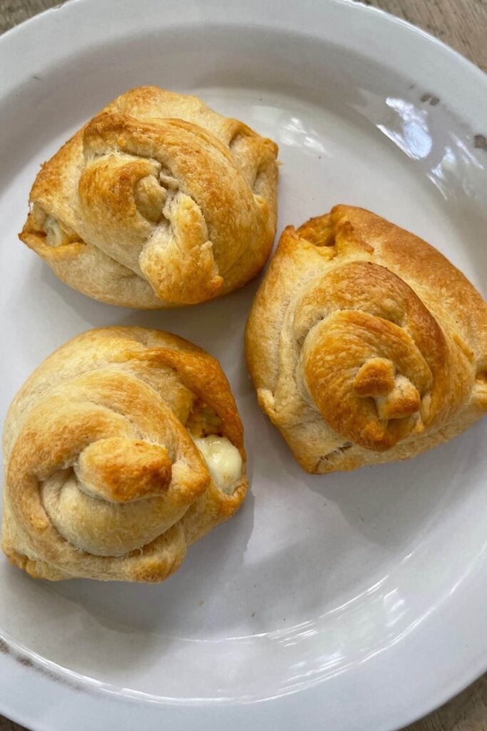 Buffalo Chicken Stuffed Crescent Rolls 