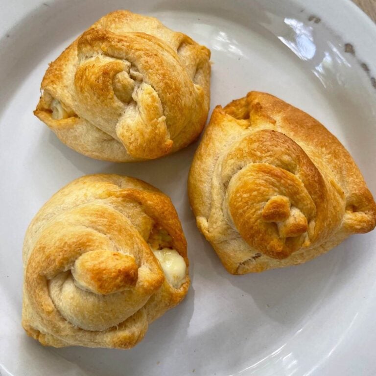Photo of Buffalo Chicken Stuffed Crescent Rolls Recipe on a Plate