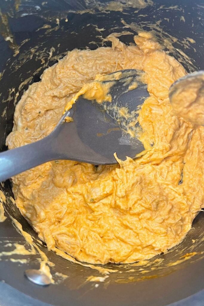 Photo of Buffalo Chicken Stuffing Mixture for Buffalo Chicken Stuffed Crescent Rolls Recipe 