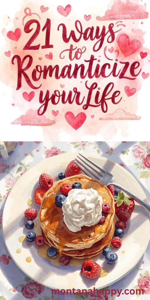 Discover 21 Ways to Romanticize Your Life and turn ordinary days into something quietly beautiful. This article explores cozy living ideas and simple living inspiration that help you slow down, notice small moments, and add intention to everyday routines. From creating meaningful rituals at home to embracing seasonal living and mindful habits, these romanticize your life ideas are perfect for anyone craving a softer, more intentional lifestyle. If you love aesthetic living, hygge-inspired routines, and finding beauty in simple pleasures, this guide offers gentle inspiration to make daily life feel more magical, comforting, and deeply personal.