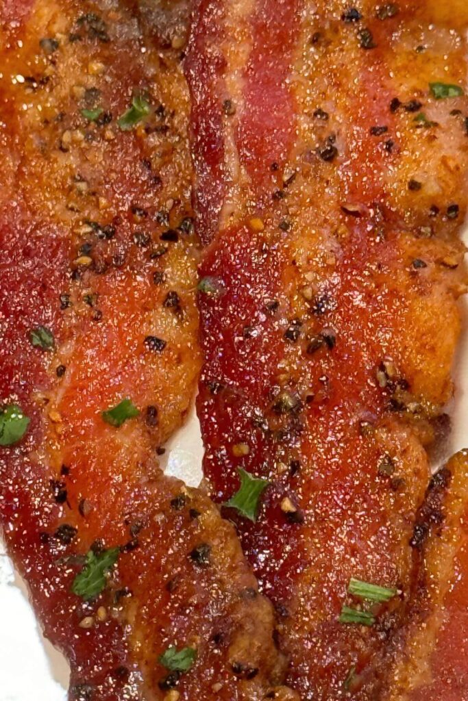 Close-Up Photo of Million Dollar Bacon Recipe 