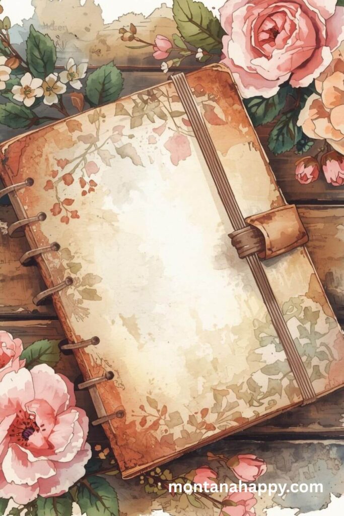 How to Romanticize Your Life - Watercolor of Notebook 