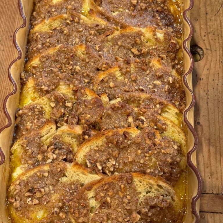 Overnight French Toast Casserole with Praline Topping Recipe
