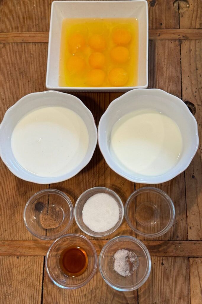 Overnight French Toast Casserole with Praline - French Toast Custard Ingredients 