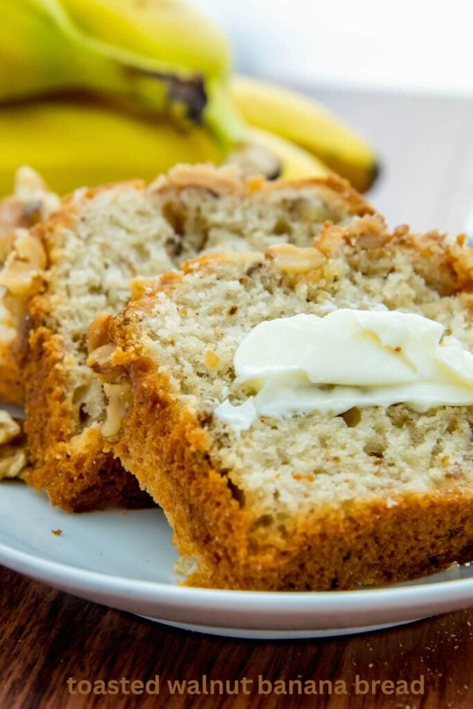 Famous Bakery's Banana Bread with Toasted Walnuts 