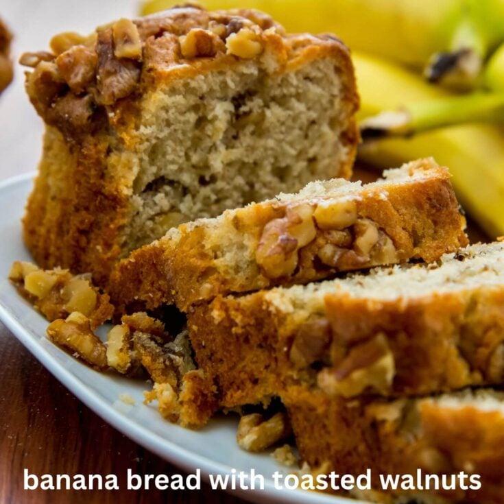 Famous Bakery's Banana Bread with Toasted Walnuts