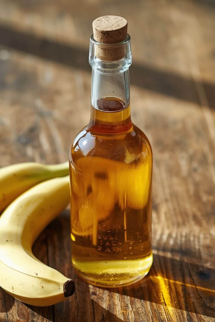 Banana Peel Uses * Photo of Banana Peel Vinegar 