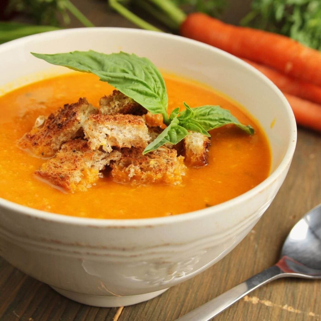 Photo of Creamy Carrot Ginger Soup Recipe