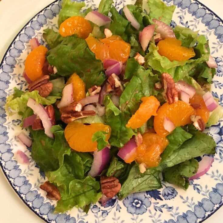Image for Mandarin Orange Salad with Raspberry Vinaigrette 