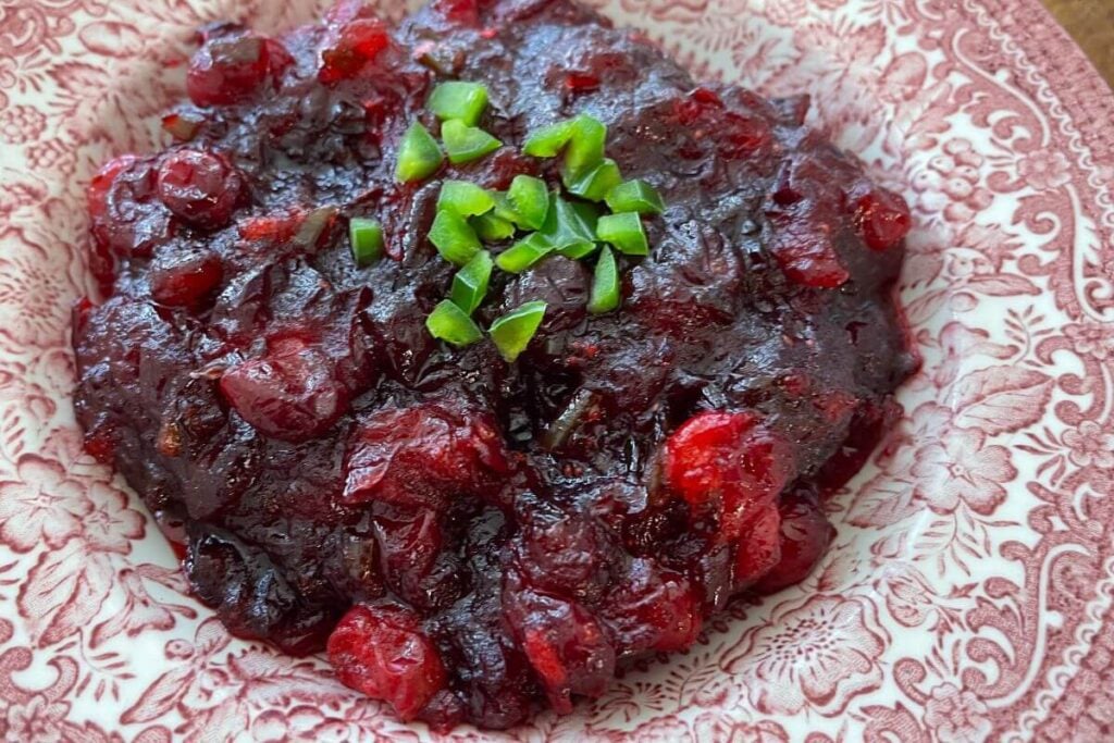 Ultimate List of Jalapeño Recipes * Photo of Jalapeño Cranberry Sauce Recipe 