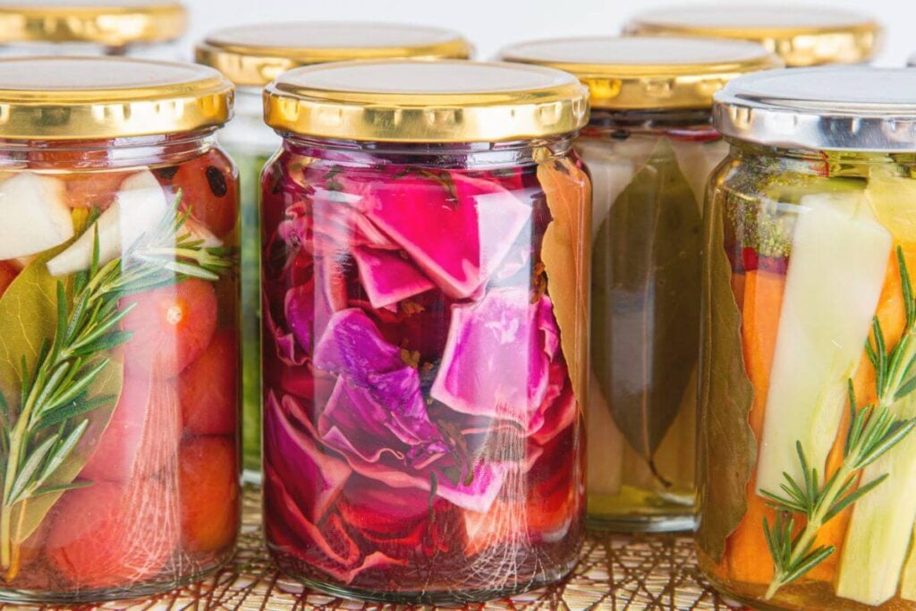 Ultimate List of Quick Pickle Recipes * Photo of a Variety of Quick Pickled Recipes 
