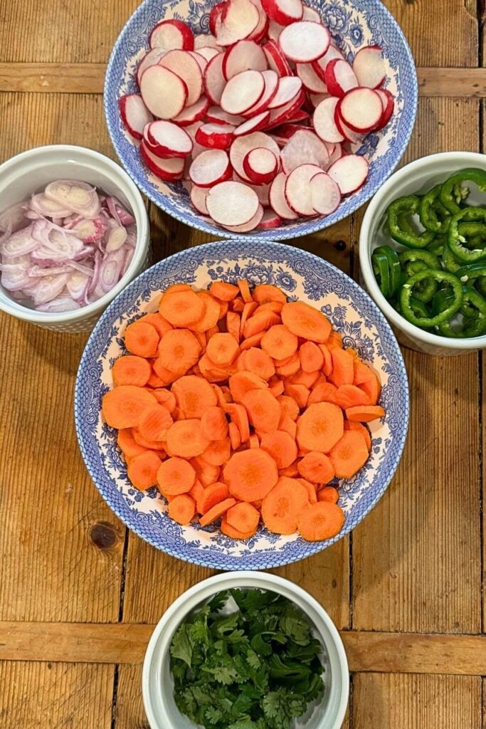 Photo of Vegetables for Taco Quickles