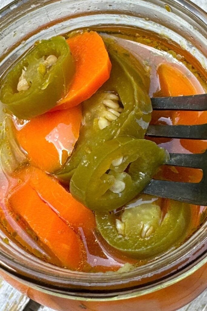Photo for Mexican Pickled Carrots and JalapeƱos (Escabeche)