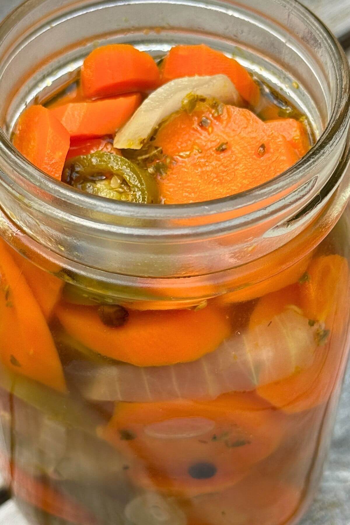 Photo for Mexican Pickled Carrots and JalapeƱos (Escabeche)