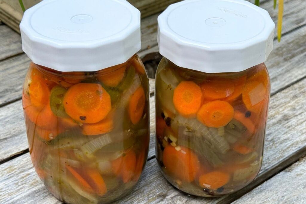 Photo of Mexican Pickled Carrots and Jalapeños (Escabeche)