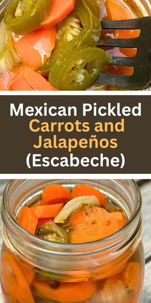 Photo of Mexican Pickled Carrots and Jalapeños (Escabeche)