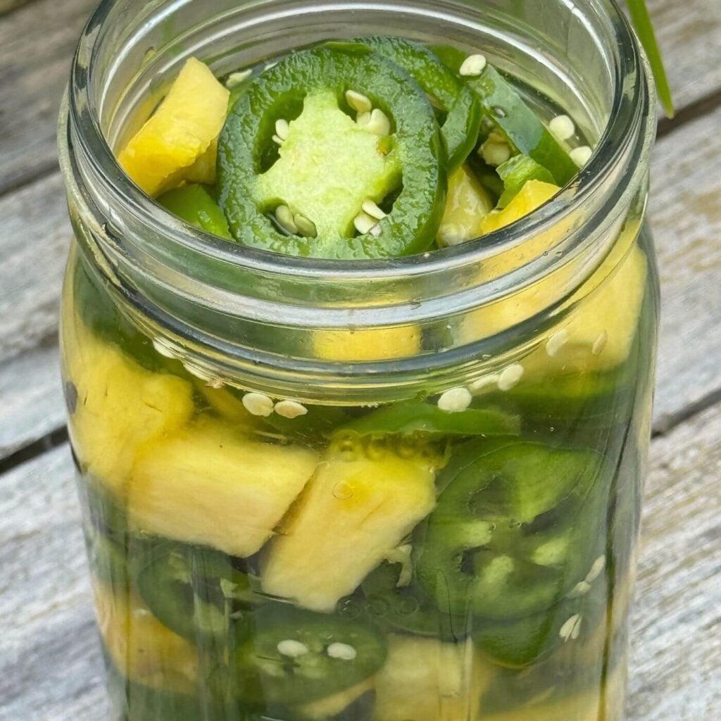 Photo of Quick Pickled Pineapple and Jalapeños